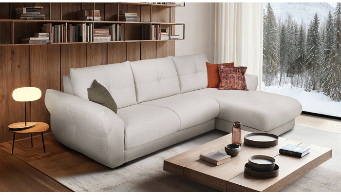 Wel - Canapé d'angle chaise longue 