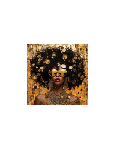 Déco - Impression sur verre Visage 