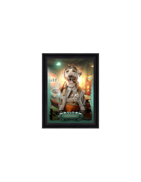 Déco - Image encadrée Mécani-Chien 