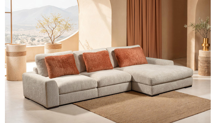 Fay - Canapé d'angle chaise longue 