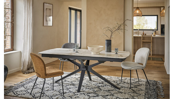 Lagos - Table de séjour extensible 