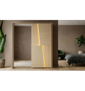 Silva - Armoire 2 portes coulissantes 