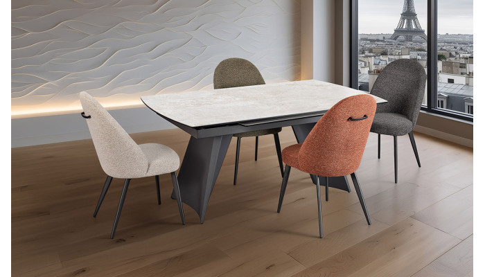 Azalée - Table de séjour extensible 