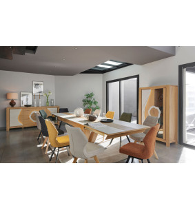 Minéral - Table de séjour extensible  2