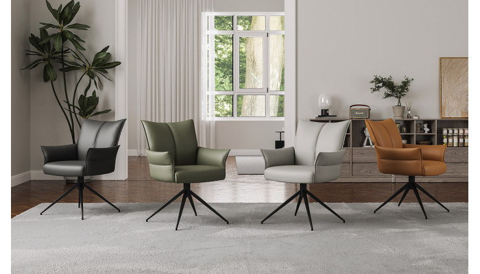 Mezzane - Fauteuil pivotant 