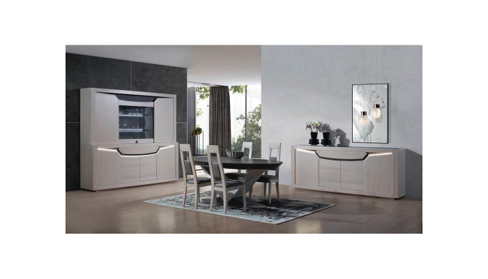Muse - Buffet vaisselier 2 corps 
